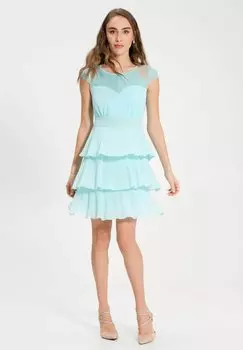 Элегантное платье Georgette Rinascimento, зеленый