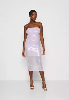 Элегантное платье Gina Tricot, светло-фиолетовый