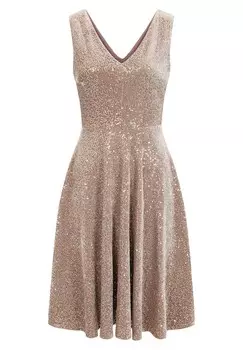 Элегантное платье HotSquash, бежевый