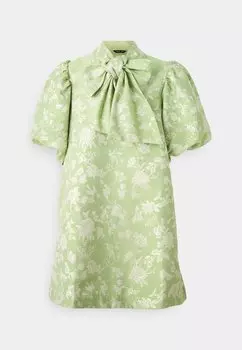 Элегантное платье Laurel Jacquard Bow Dress Sister Jane, зеленое