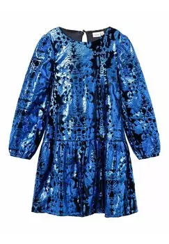 Элегантное платье Loose Fit Name it, цвет dazzling blue