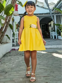 Элегантное платье Mayoral, желтый