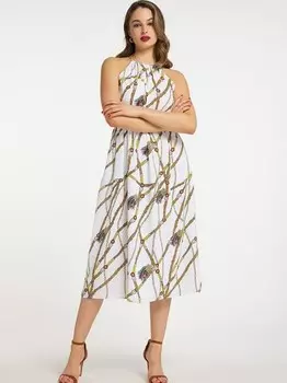 Элегантное платье миди Faina, белый