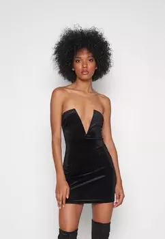Элегантное платье Missy Empire, черный