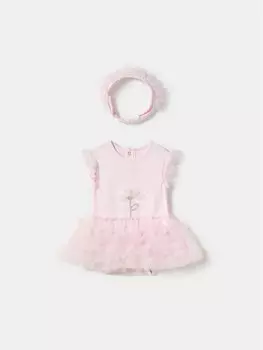 Элегантное платье обычного кроя 1756 Mayoral, розовый