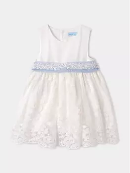 Элегантное платье обычного кроя Abel & Lula, экрю