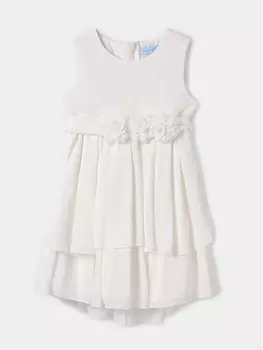 Элегантное платье обычного кроя Abel & Lula, экрю