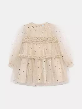 Элегантное платье обычного кроя Abel & Lula, бежевый