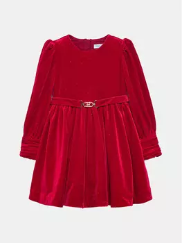 Элегантное платье обычного кроя Abel & Lula, красный