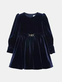 Элегантное платье обычного кроя Abel & Lula, синий