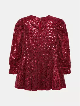 Элегантное платье обычного кроя Abel & Lula, красный