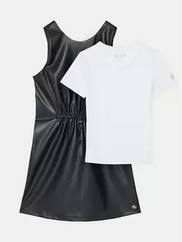 Элегантное платье обычного кроя Guess, черный