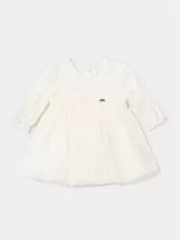 Элегантное платье обычного кроя Mayoral, экрю