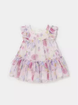 Элегантное платье обычного кроя Mayoral, мультиколор