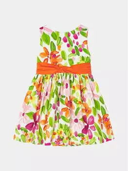 Элегантное платье обычного кроя Mayoral, мультиколор