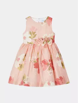 Элегантное платье обычного кроя Mayoral, оранжевый