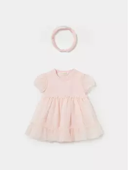 Элегантное платье обычного кроя Mayoral, розовый