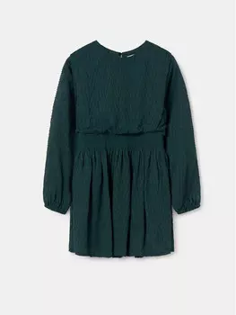 Элегантное платье обычного кроя Mayoral, зеленый