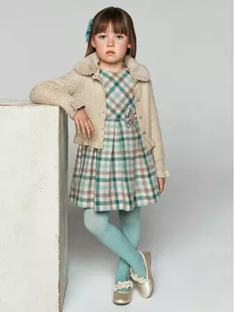 Элегантное платье обычного кроя Mayoral, зеленый