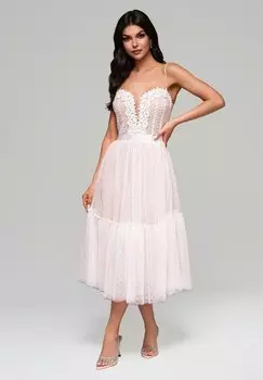 Элегантное платье Ombre, белый