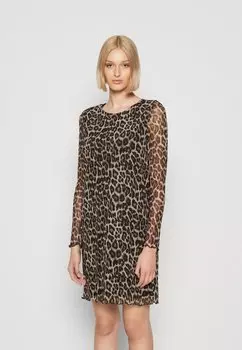 Элегантное платье PCNESH O NECK SHORT DRESS Pieces, береза