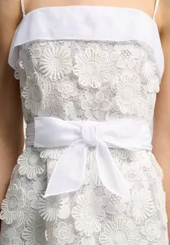 Элегантное платье Pia Luisa Spagnoli, белое