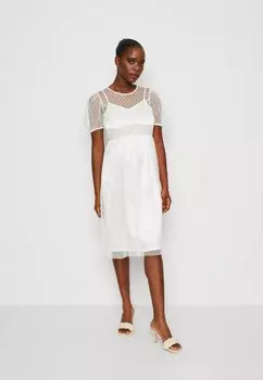Элегантное платье Pieces, белый