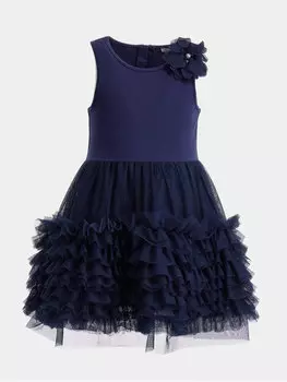 Элегантное платье приталенного кроя Original Marines, синий