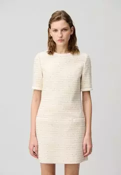 Элегантное платье RIME Claudie Pierlot, слоновая кость