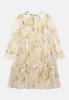 Элегантное платье ROSE LONG SLEEVE KIDS DRESS Needle & Thread, мультиколор