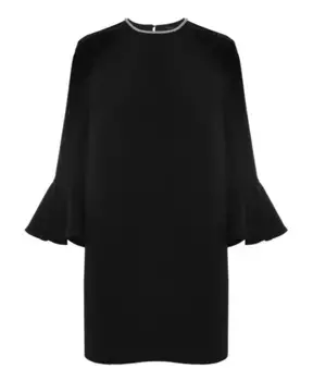 Элегантное платье с рукавами колокольчиками Kocca, черный