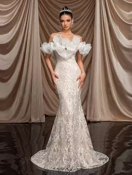 Элегантное платье Создайте атмосферу с помощью вышитых рисунков