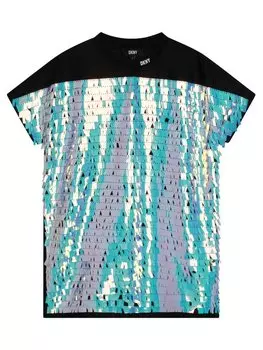 Элегантное платье, стандартный крой Dkny, мультиколор