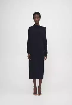 Элегантное платье Strapless All In One Side Slit Gown Norma Kamali, настоящий темно-синий