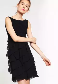 Элегантное платье Swing, черный