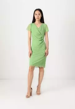 Элегантное платье Swing, зеленый