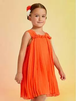 Элегантное платье свободного кроя Abel & Lula, оранжевый