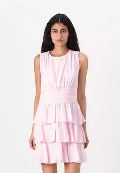 Элегантное платье VMLISE O NECK DRESS Vero Moda, фуксия