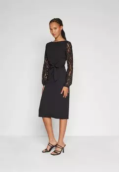 Элегантное платье Vmmagda Calf Dress Vero Moda, черный