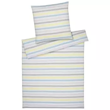 Элегантное полульняное постельное белье Bliss sun 155х200 см+80х80 см Elegante