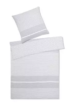 Элегантное полульняное постельное белье летнее цвета пудра размер 155х200+80х80см Elegante