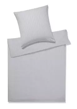Элегантное постельное белье 7013 Челси I размер 40х80 155х200 см I цвет 19 серебро I чистый хлопок Elegante