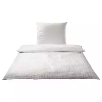 Элегантное постельное белье «Челси», ткань из сирсакера Elegante, цвет wollwei