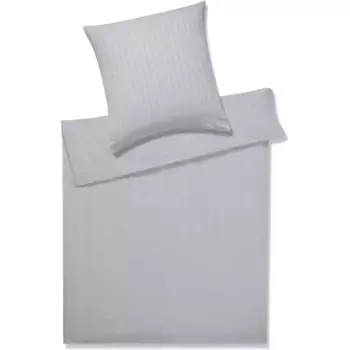 Элегантное постельное белье «Челси», ткань из сирсакера Elegante, цвет silberfarben