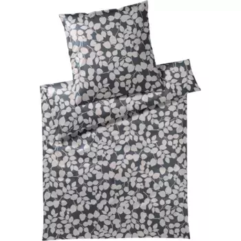 Элегантное постельное белье «Дважды», приятное для кожи Elegante, антрацит