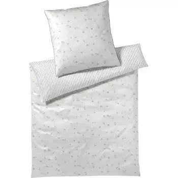 Элегантное постельное белье «Fleurs», приятное на ощупь Elegante, серый