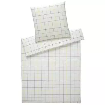 Элегантное постельное белье из хлопчатобумажной ткани Trondheim multi желтый 135x200 см + 80x80 см Elegante