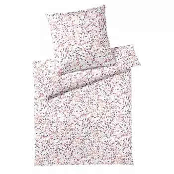 Элегантное постельное белье из сатина Mako Visible персиковая наволочка одинарная 40x80 см Elegante