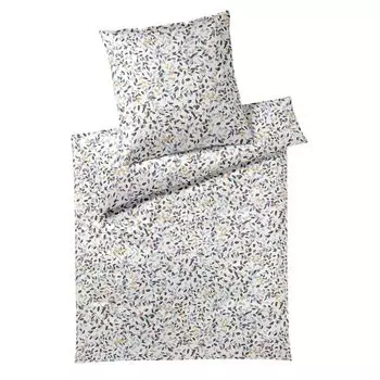 Элегантное постельное белье из сатина Mako Видимая сиреневая наволочка одинарная 70х90 см Elegante