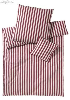 Элегантное постельное белье из сатина Mako 7022 Lido 155х220см+40х80, цвет бордо Elegante